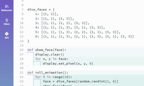 Micro:bit dobbelsteen